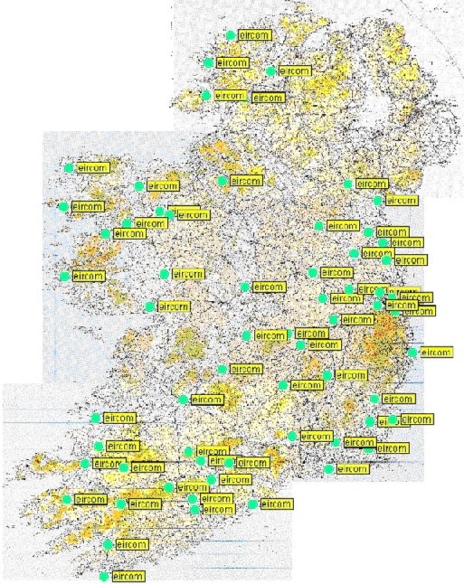 eircom FWA map