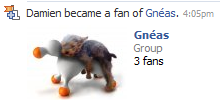 Facebook fan of Gnéas