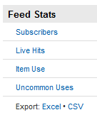 Feedburner Stats
